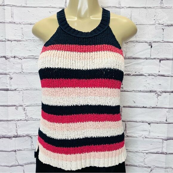 J.Crew Sweater tank in stripe size Small - Picture 1 of 9